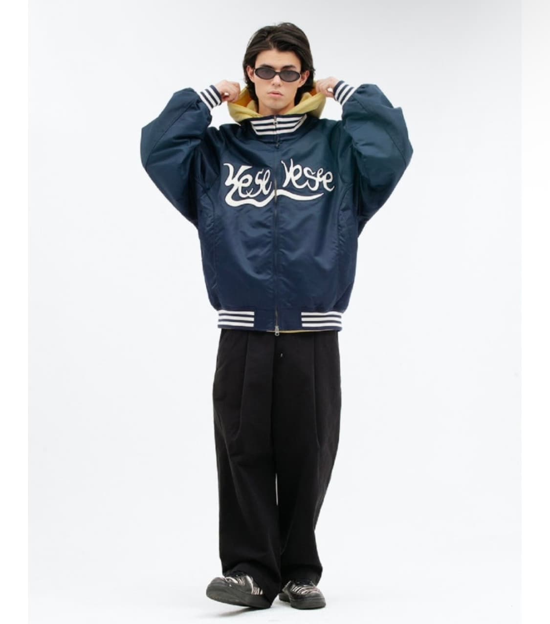 yeseyesee High neck Stadium Jacket 항공점퍼 상품이미지2