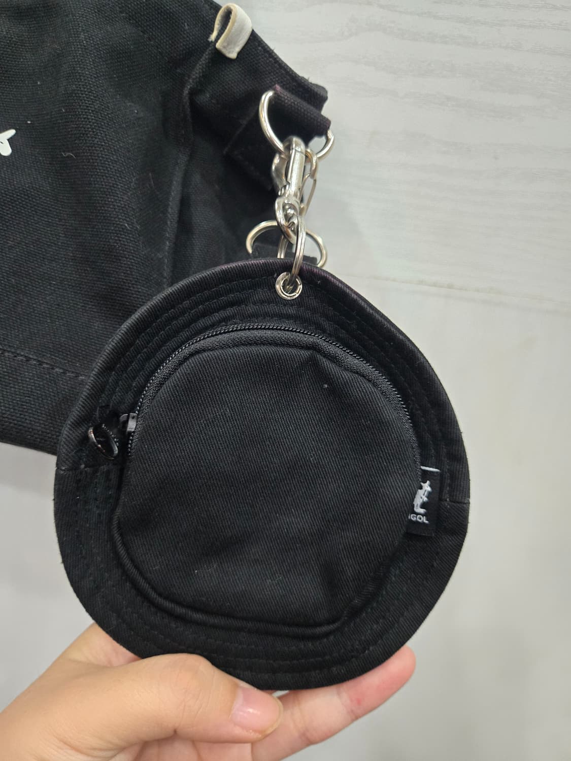 KANGOL 캉골 크로스백! 장식 동전지갑도 있어요!~ 상태 굿굿굿! 상품이미지4