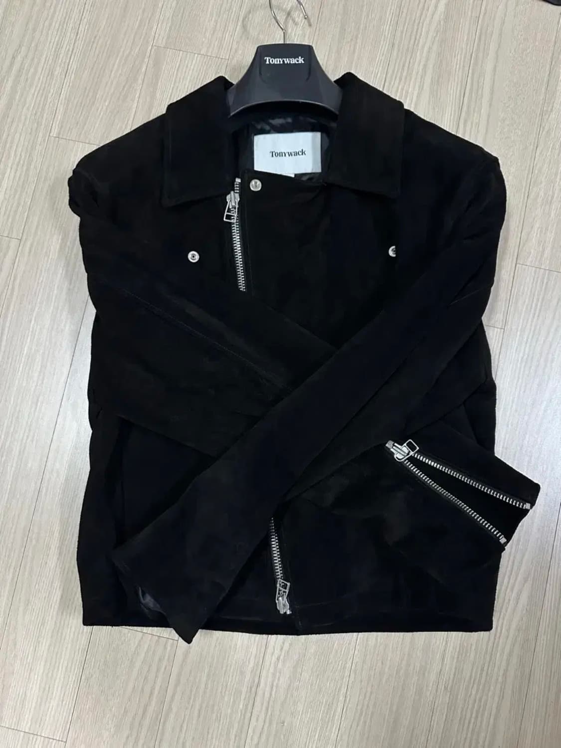 토니웩 스웨이드 바이커 자켓 L 상품이미지1