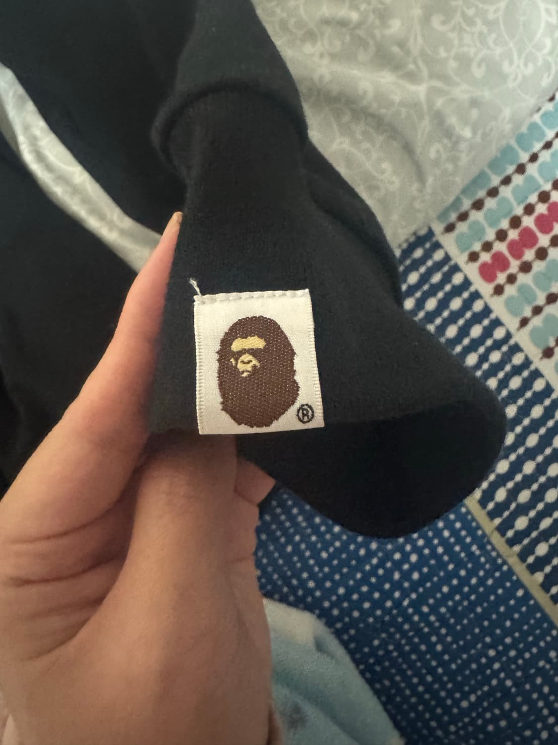 BAPE 카모 롱슬리브 티셔츠 블랙 M 상품이미지2