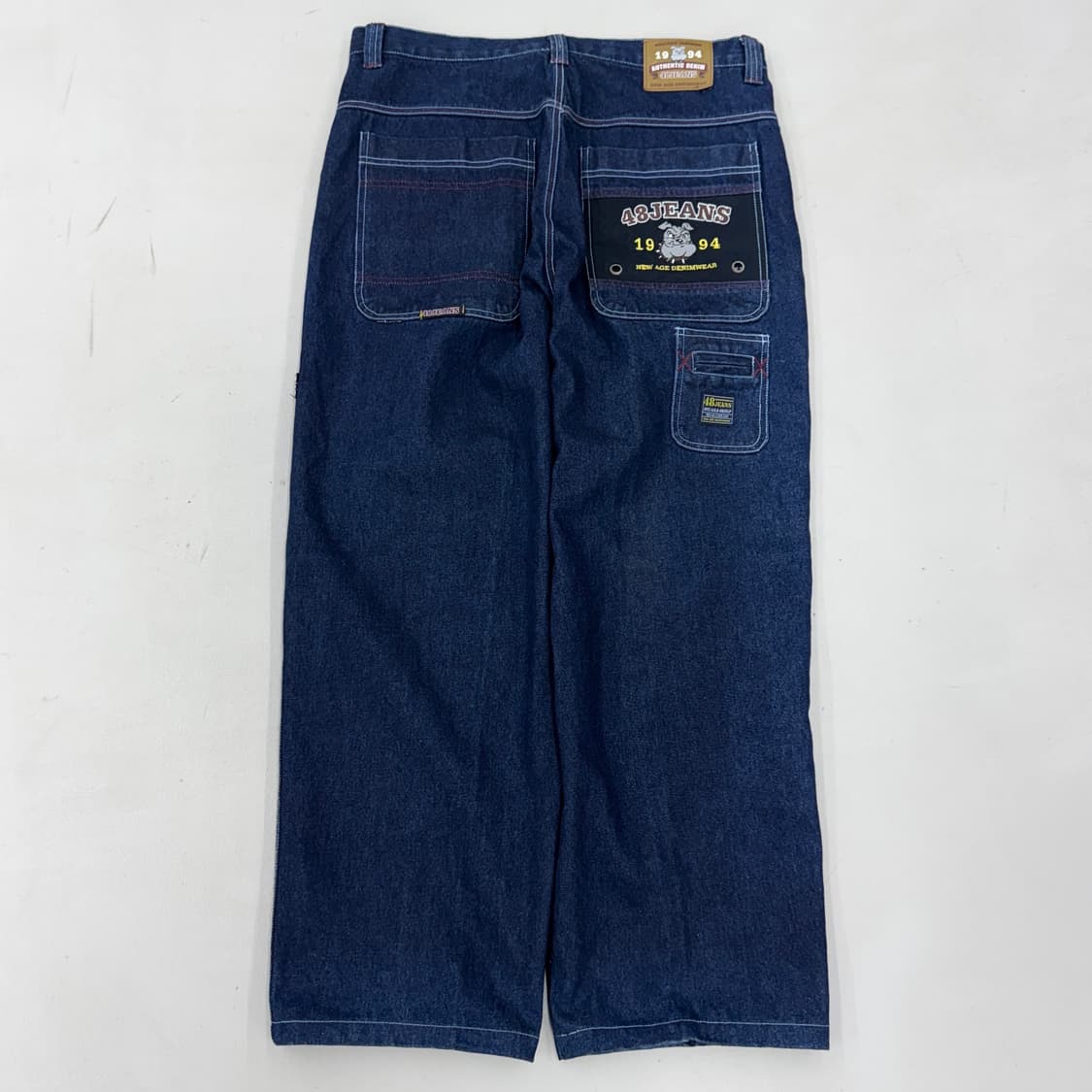 48JEANS 90s jnco 징코맛 올드스쿨 힙합 와이드 데님팬츠 상품이미지4
