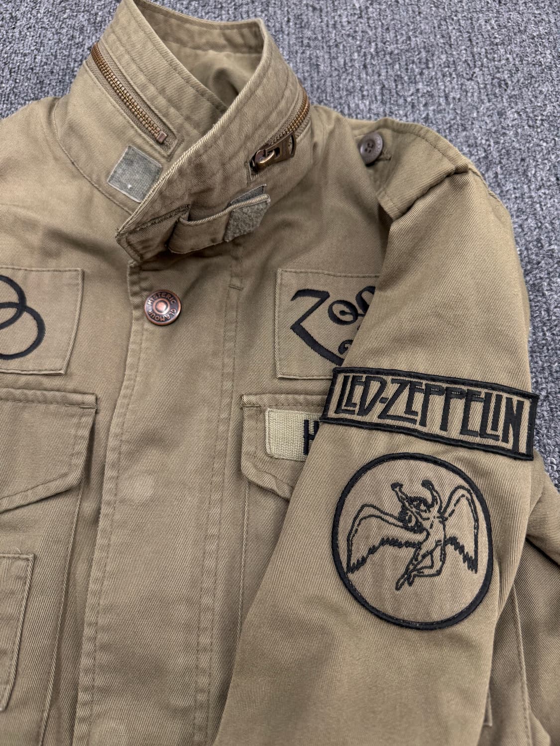 F)히스테릭 글래머X레드 제플린 여성 M-65 자켓 상품이미지6