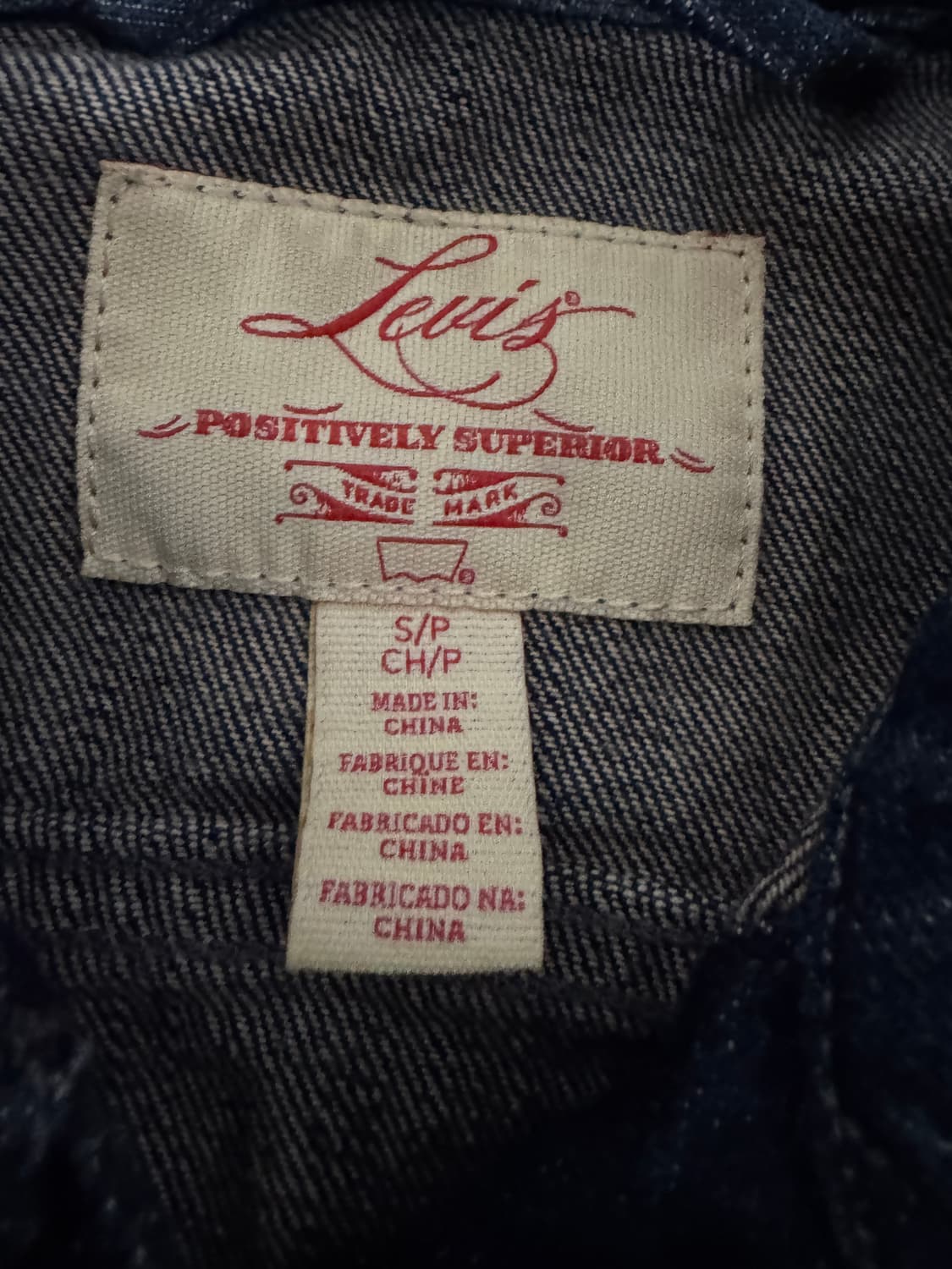 여성 리바이스 파시티블리 슈페리어 트러커 크롭 데님 자켓 Xs ~ s 상품이미지3