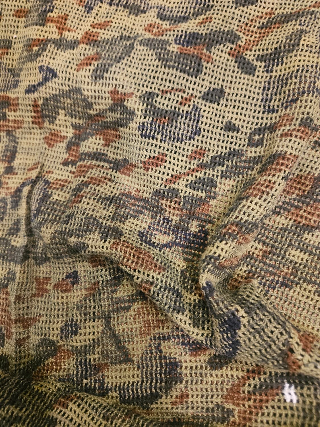 빈티지 코튼 매쉬 카모 머플러  상품이미지3