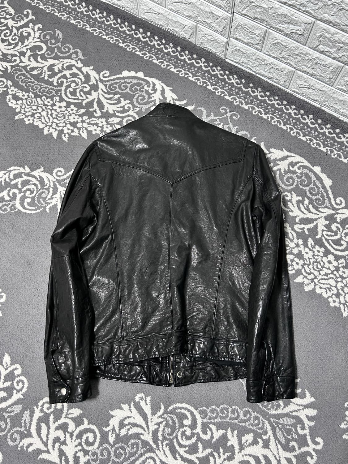 멀티 포켓 이탈리안 레더 자켓 상품이미지7