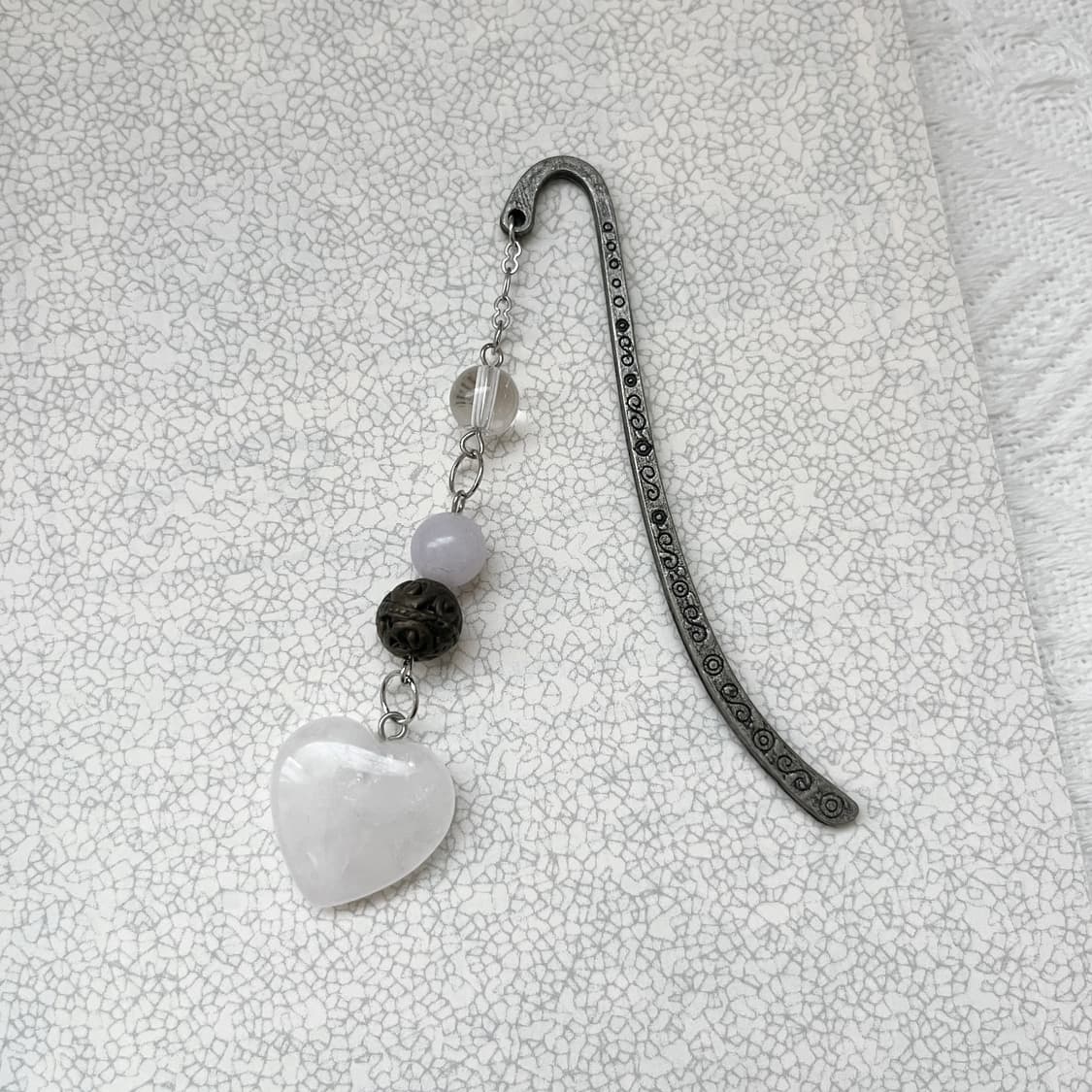 ⊰love drop⊱ bookmark 하트 원석 책갈피 상품이미지2