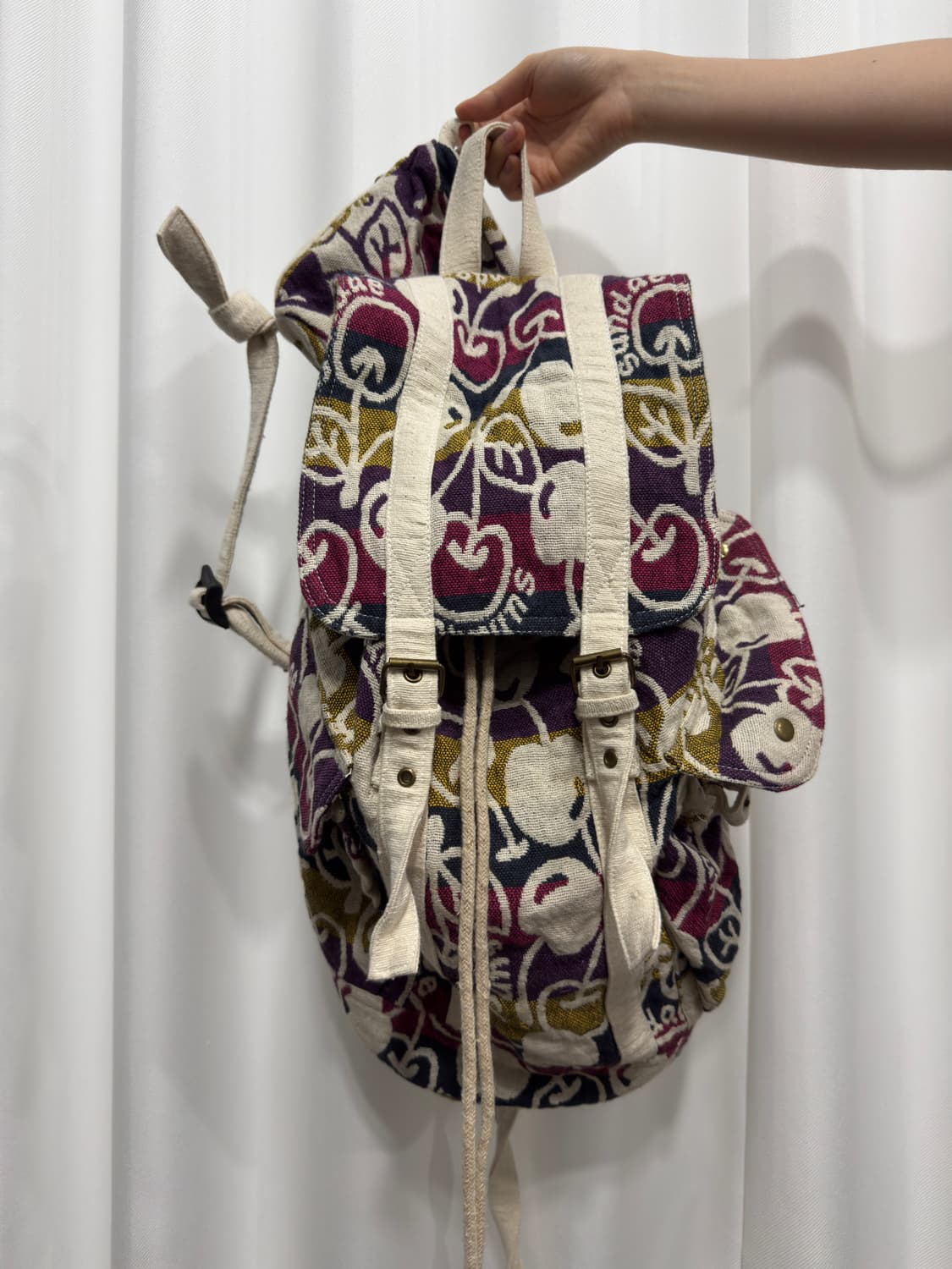 ethnic buckle backpack 상품이미지2