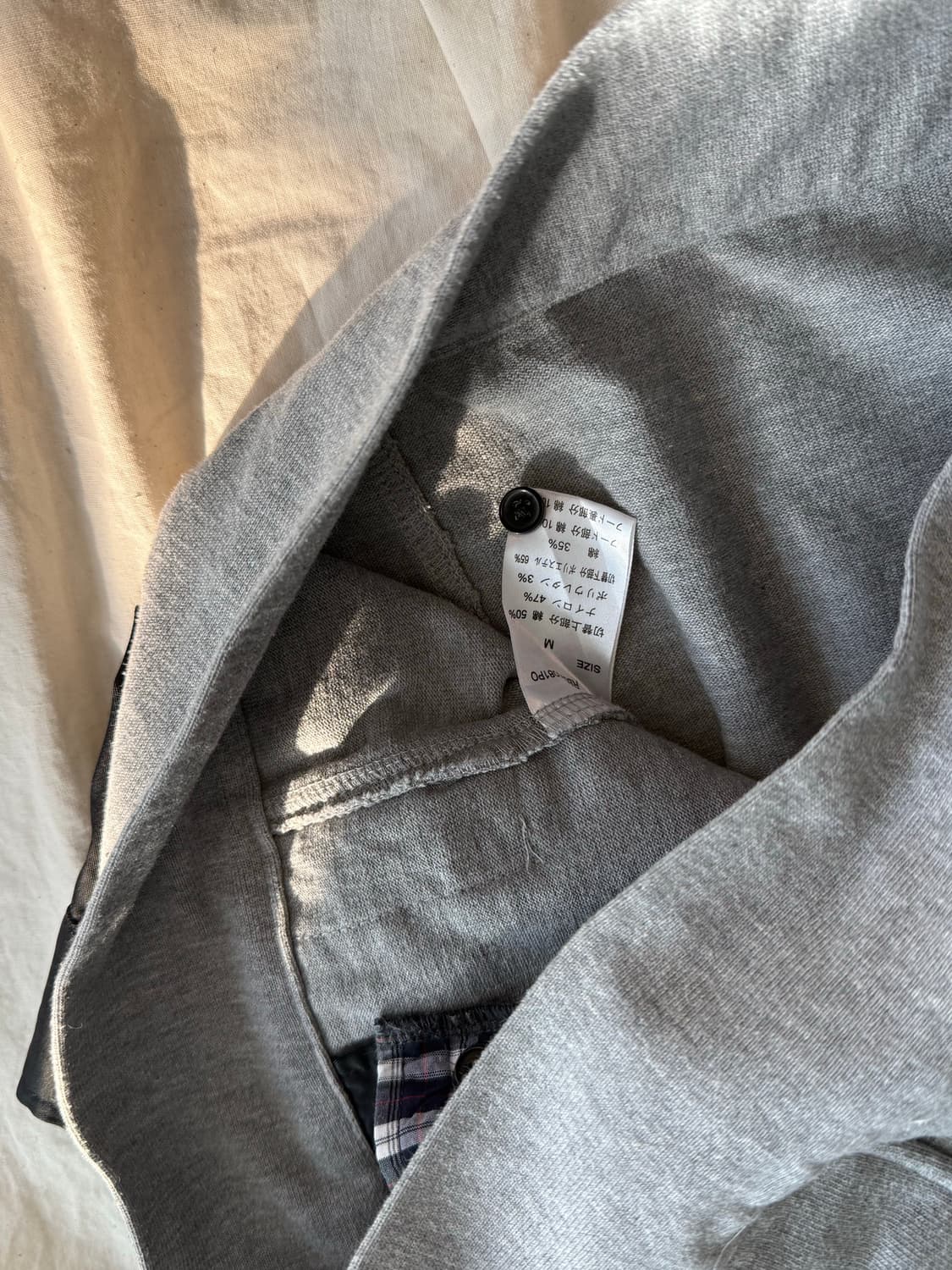 무채색 y2k 락시크 레이어드 후드 집업  상품이미지6