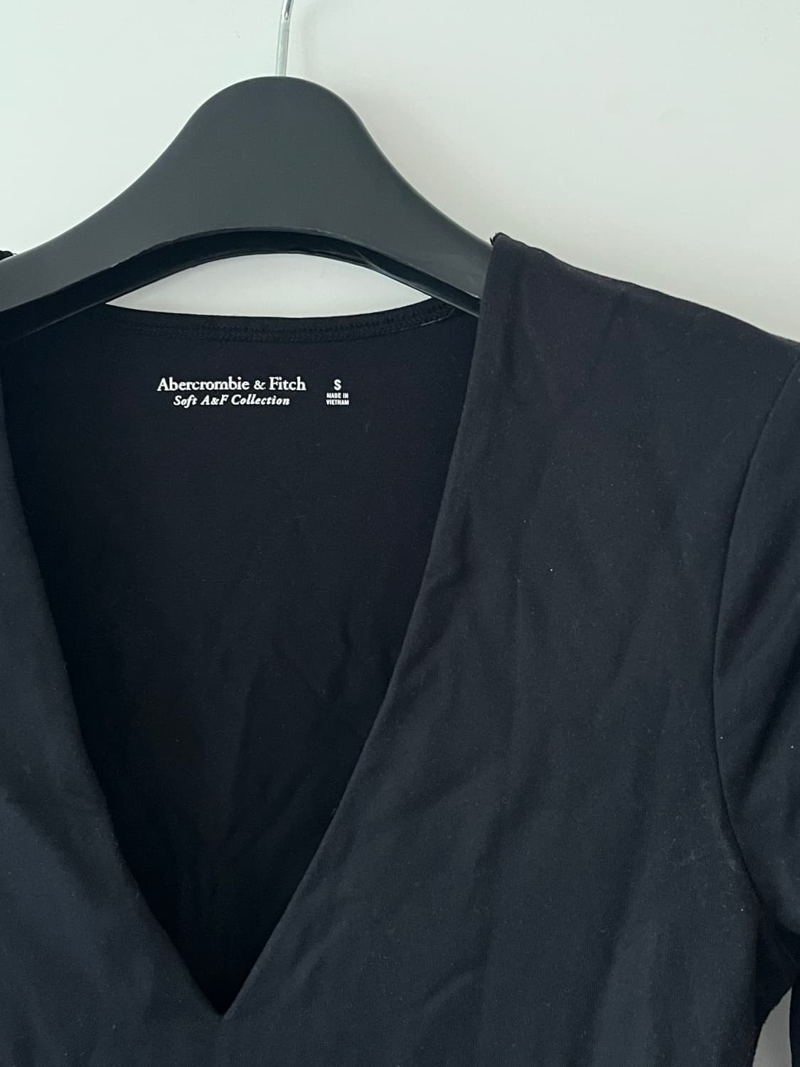 아베크롬비 바디수트 티셔츠 블랙 S 상품이미지2