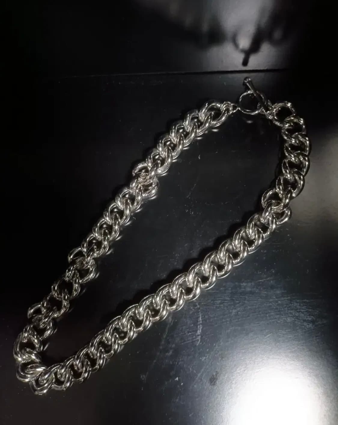 실버 볼드 체인 목걸이 상품이미지4