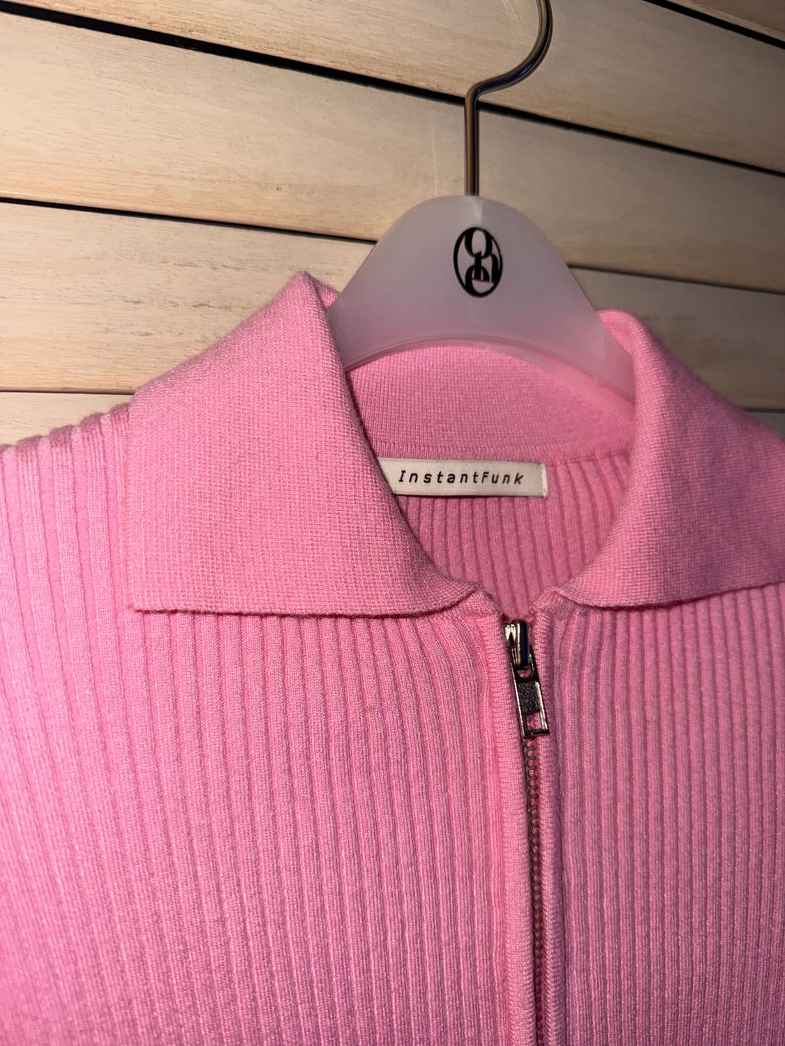 InstantFunk two-way crop cardigan(pink) 상품이미지5