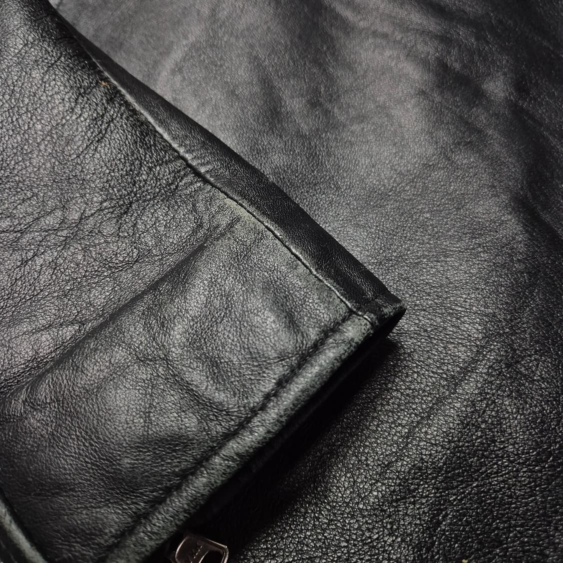 [베스트 상품🔥] 커버낫 블랙 투웨이 레더자켓 상품이미지7