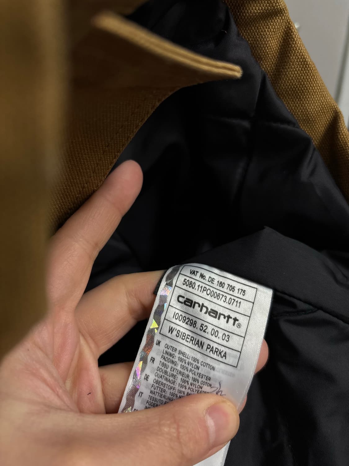 칼하트 시베리안 파카 점퍼 상품이미지7