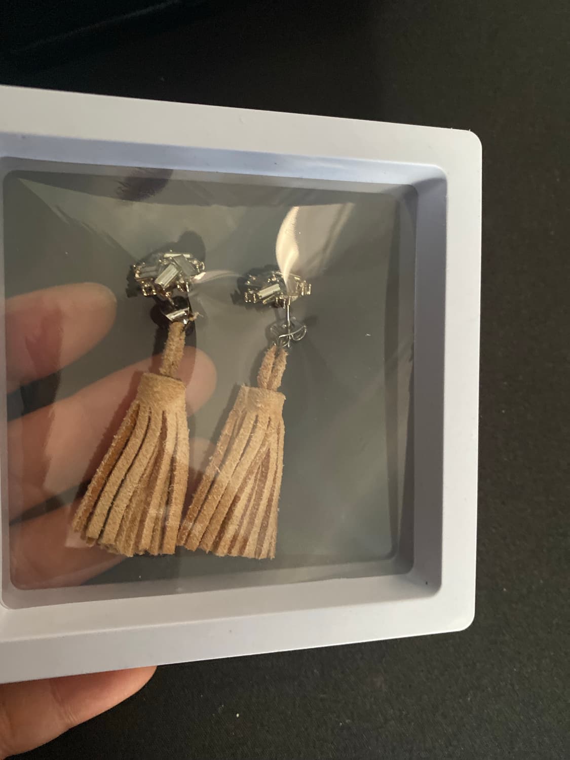 태슬 큐빅 귀걸이 상품이미지5