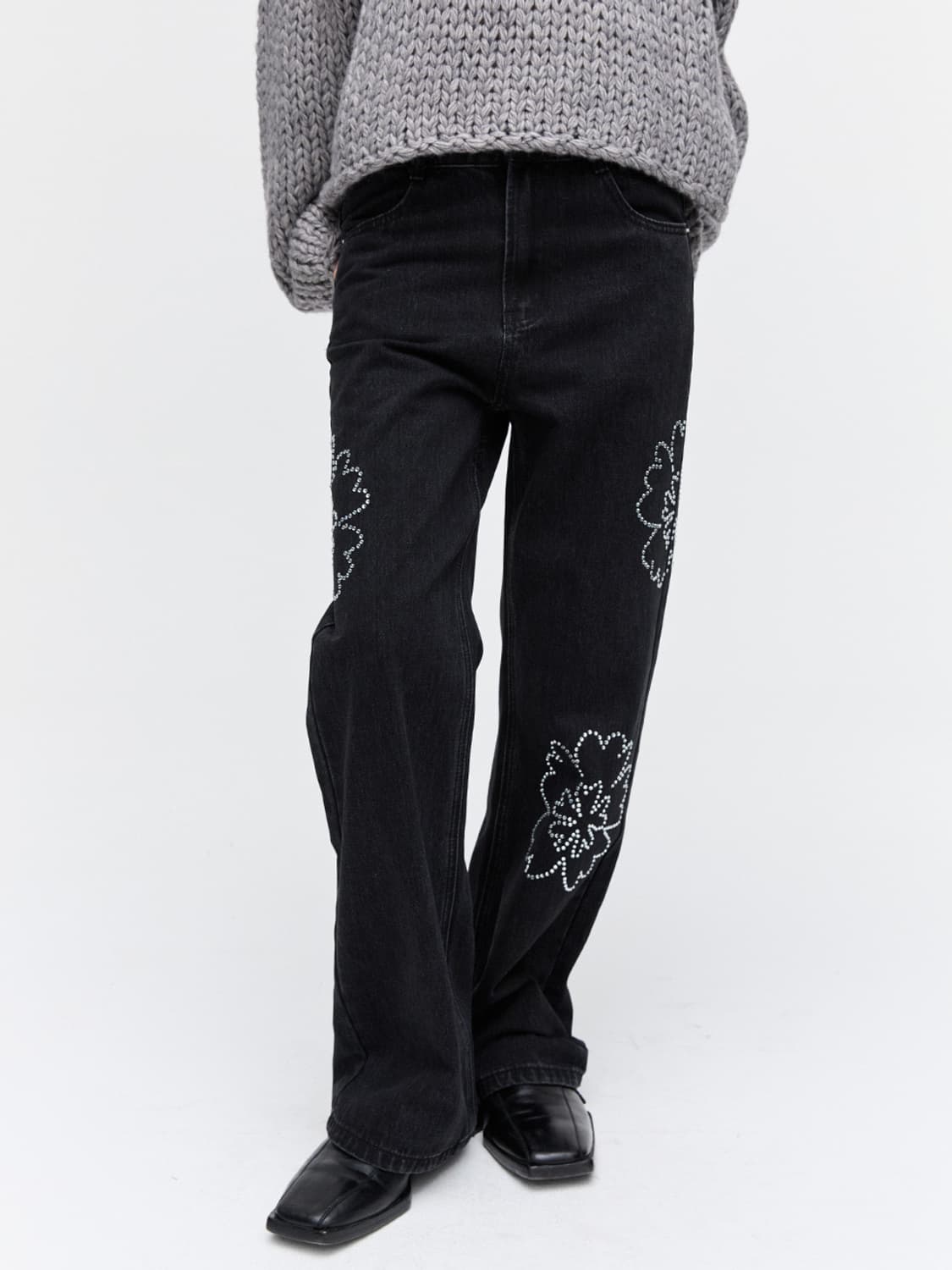 plzproject 플리즈프로젝트 플라워 데님 상품이미지4