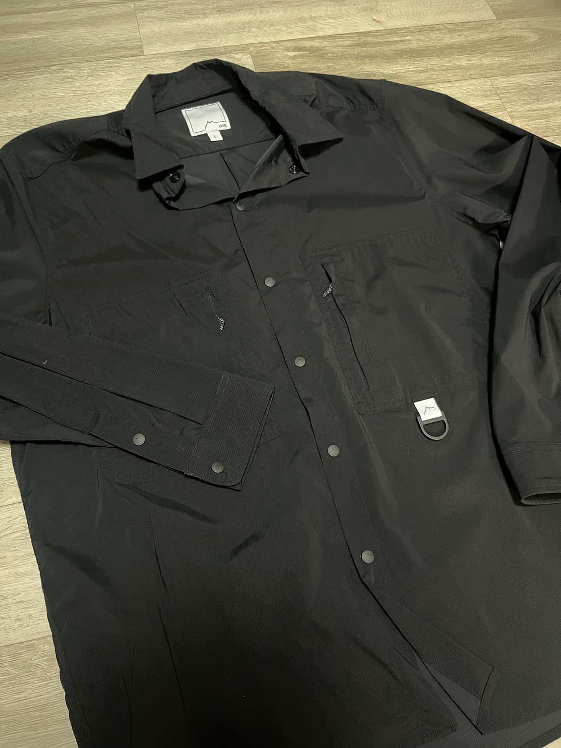 Cayl stretch nylon hiker shirts black 상품이미지6