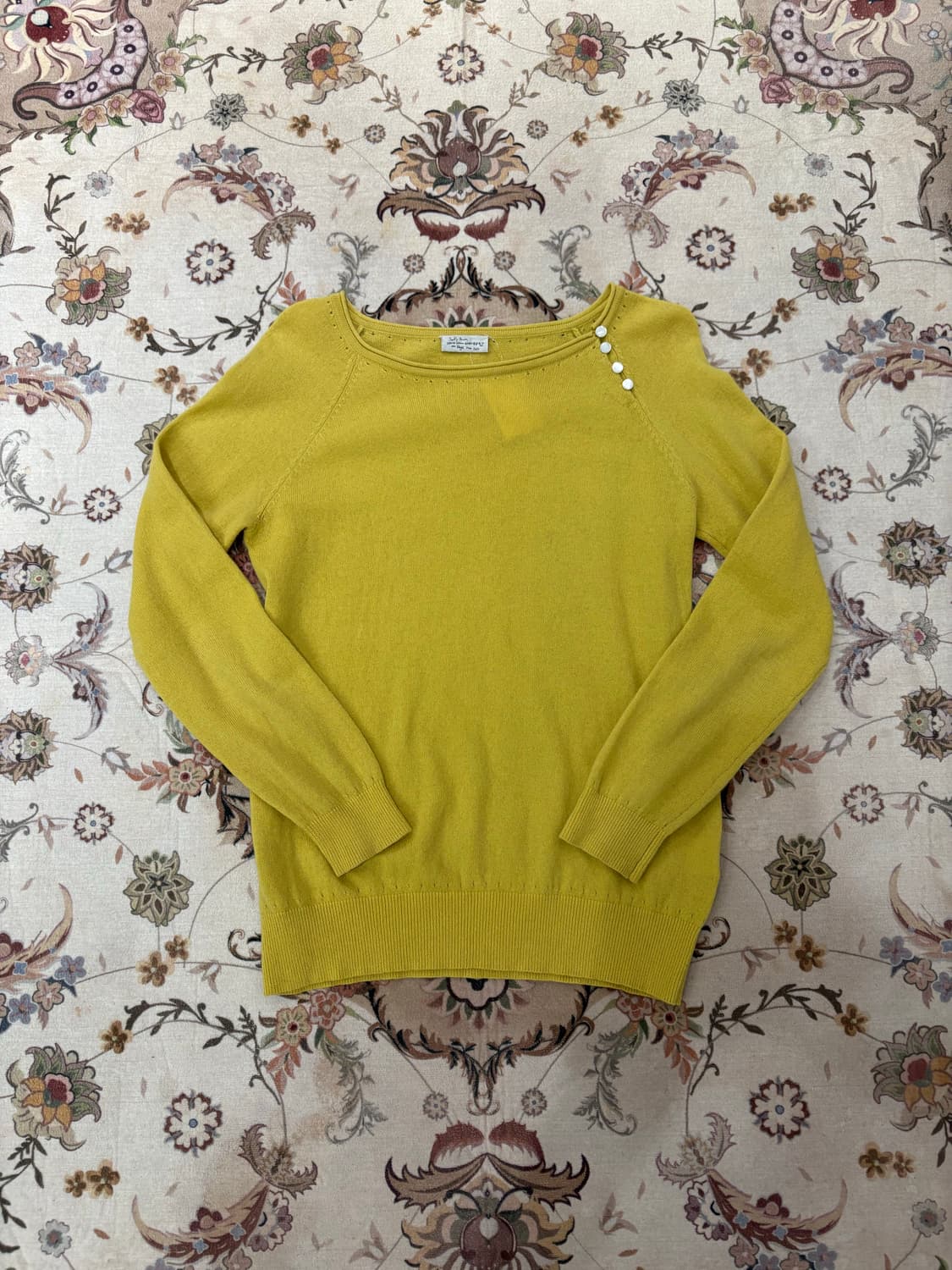 jpn vtg 사이드버튼 니트 상품이미지1