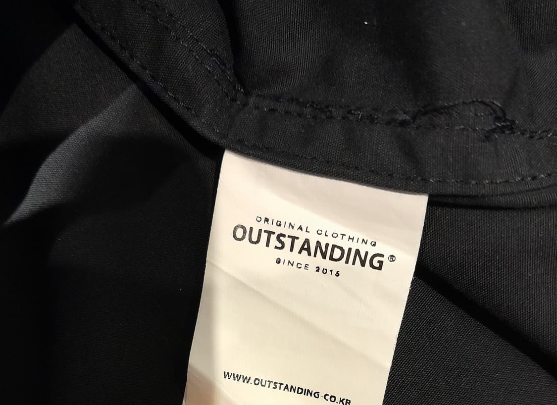 💥아웃스탠딩 오픈카라 셔츠 긴팔 네이비 (3)  상품이미지8