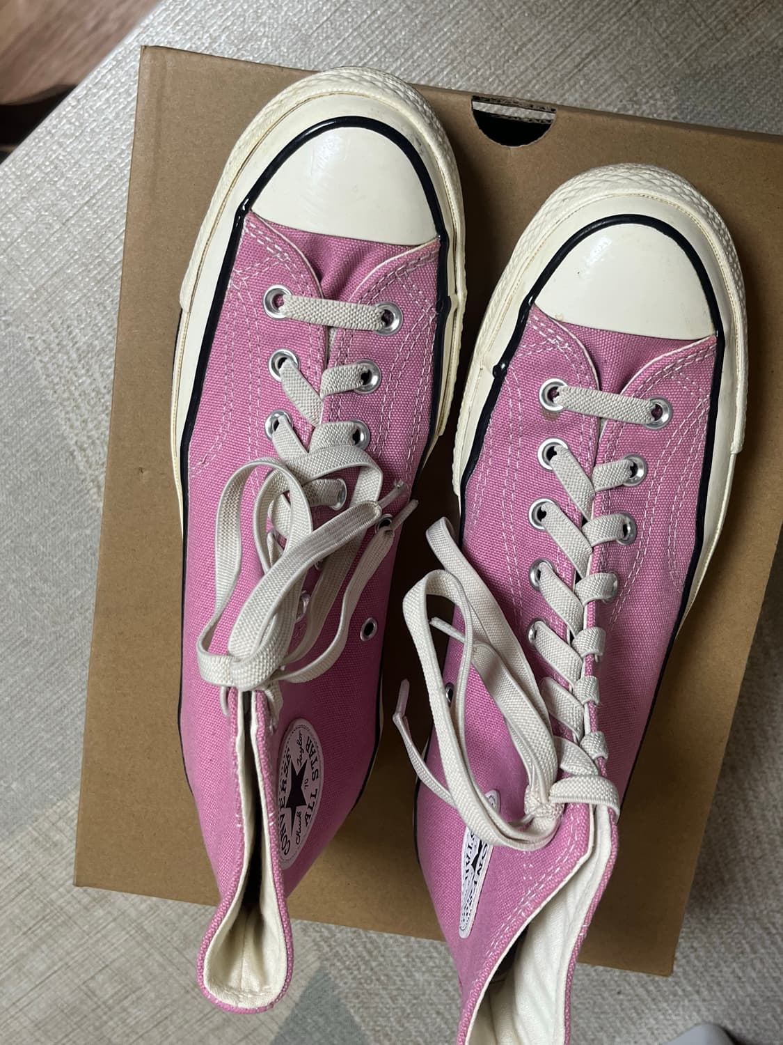 컨버스 척테일러 1970 핑크 하이 250 상품이미지1