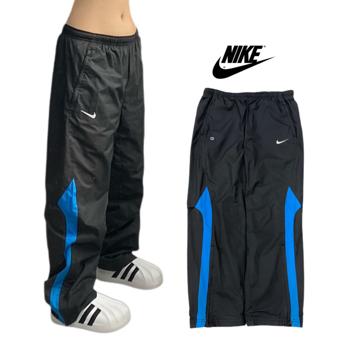 나이키 00s 스우시 올드스쿨 바람막이 트랙팬츠 상품이미지1