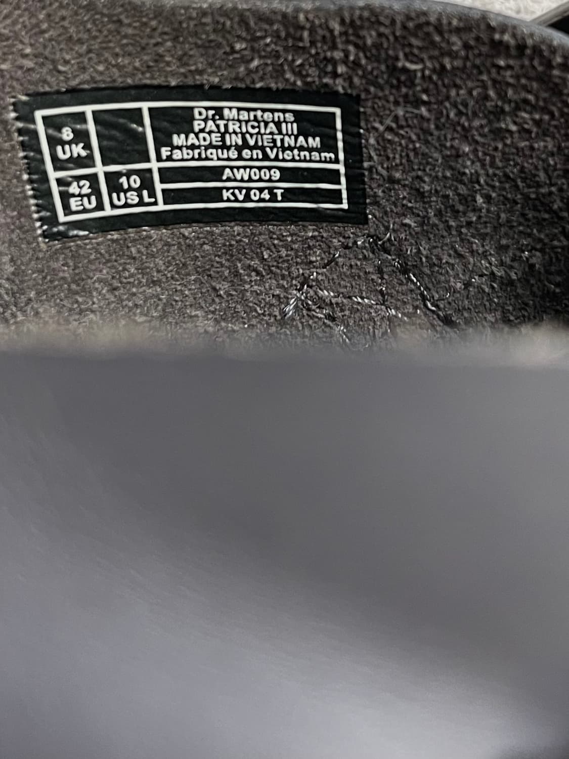 [42] 닥터마틴 패트리샤 lll -270-275  (그레이) 상품이미지7