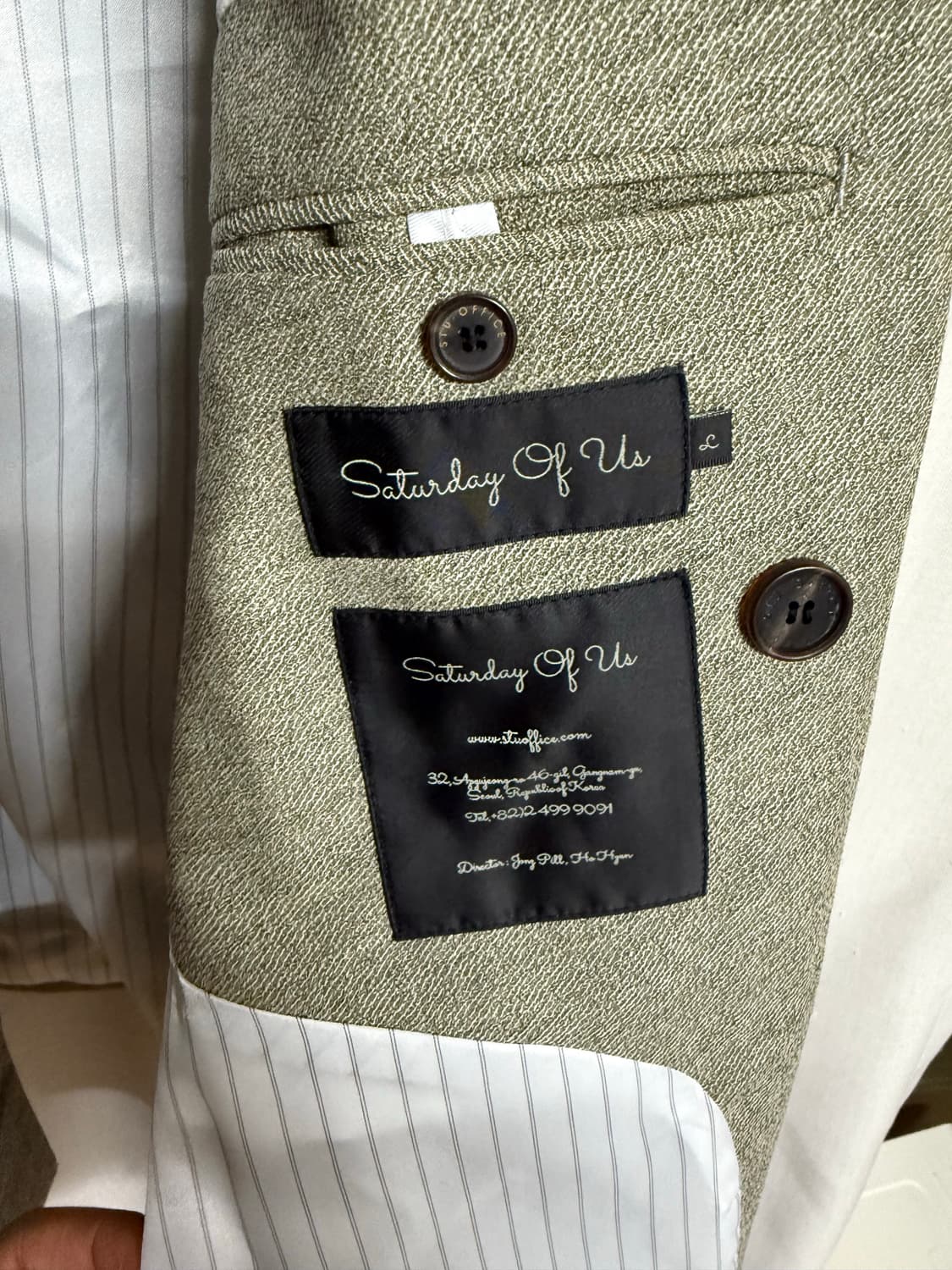 STU 피스타치오 더블 블레이저 상품이미지2