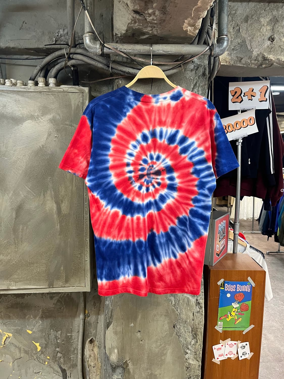 나이키 타이다이 프린팅 반팔티 레드 M #csz3744 상품이미지2