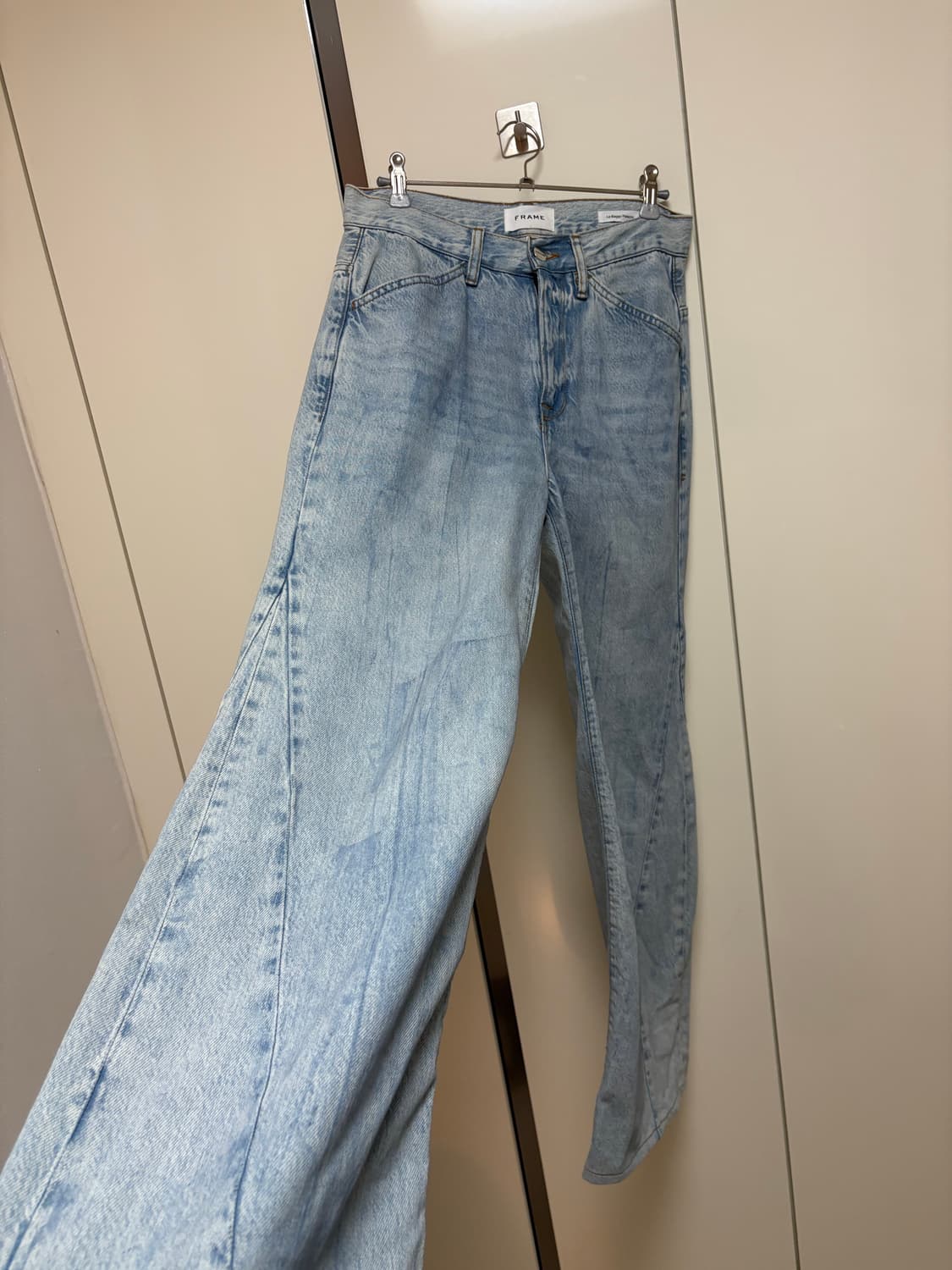 Frame 프레임 르 배기 팔라조 연청 데님 팬츠 상품이미지8