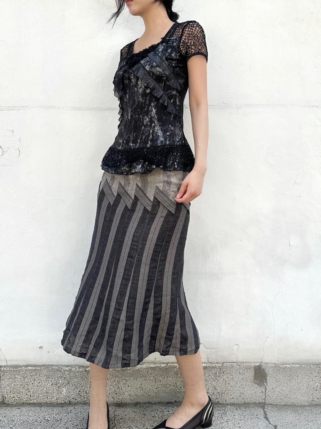 Unbal pannel mermaid skirt 상품이미지7