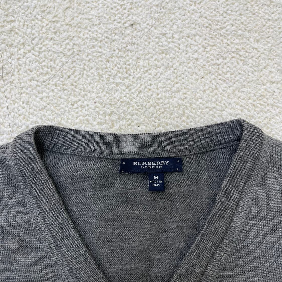 M 버버리 울 니트 베스트 0323M 상품이미지2