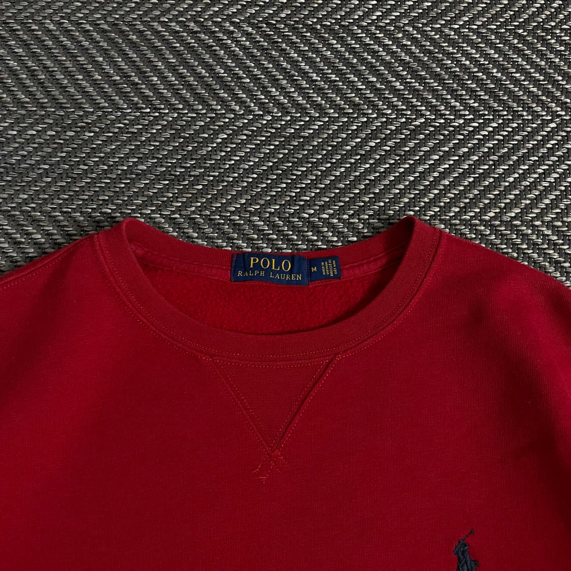 폴로 랄프로렌 신형 포니 미니멀 맨투맨 레드y 3048 상품이미지5