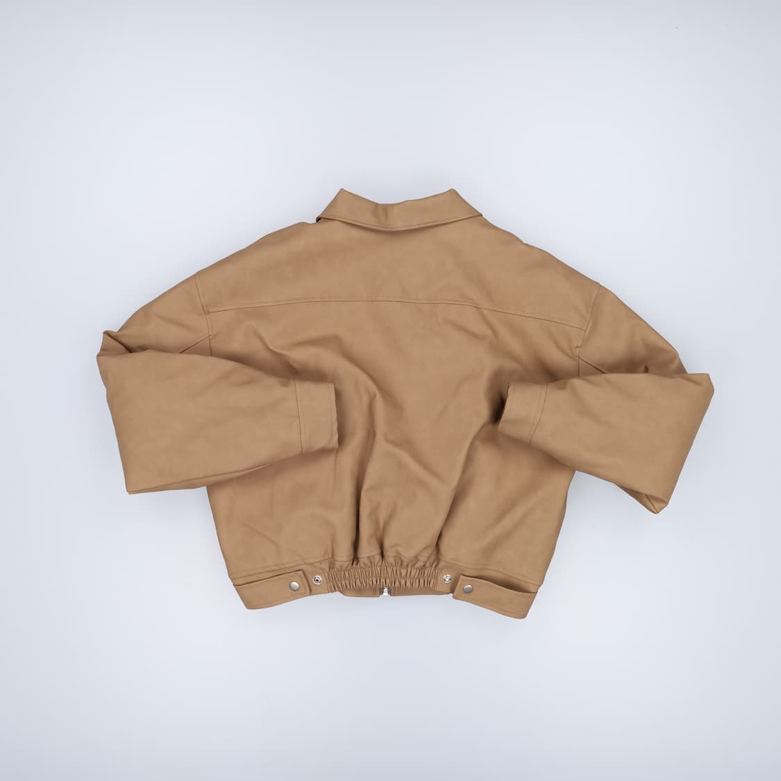 55정도 THERE 여성 레더 자켓 0202H1 상품이미지2