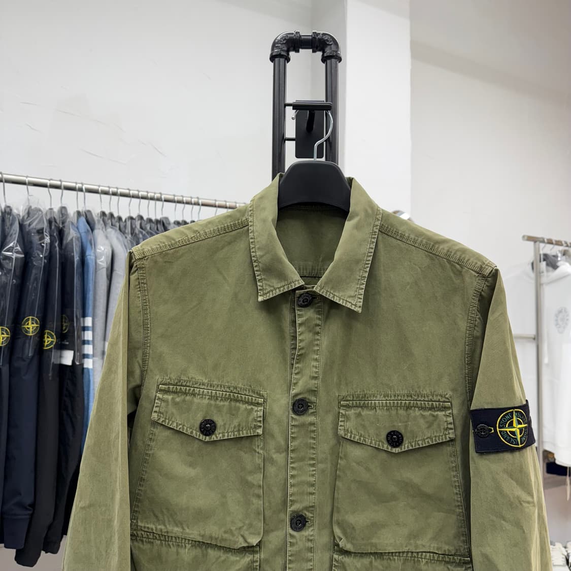 [L] 스톤아일랜드 4포켓 오버셔츠  상품이미지2