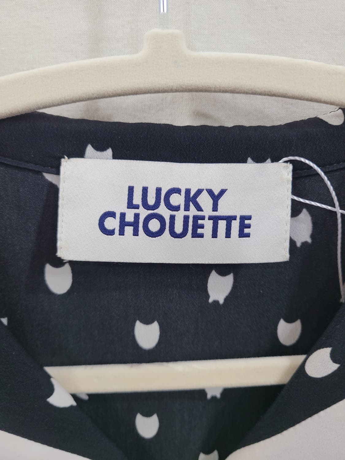 럭키슈에뜨 LUCKY CHOUETTE 반팔 미니 원피스 L 상품이미지3
