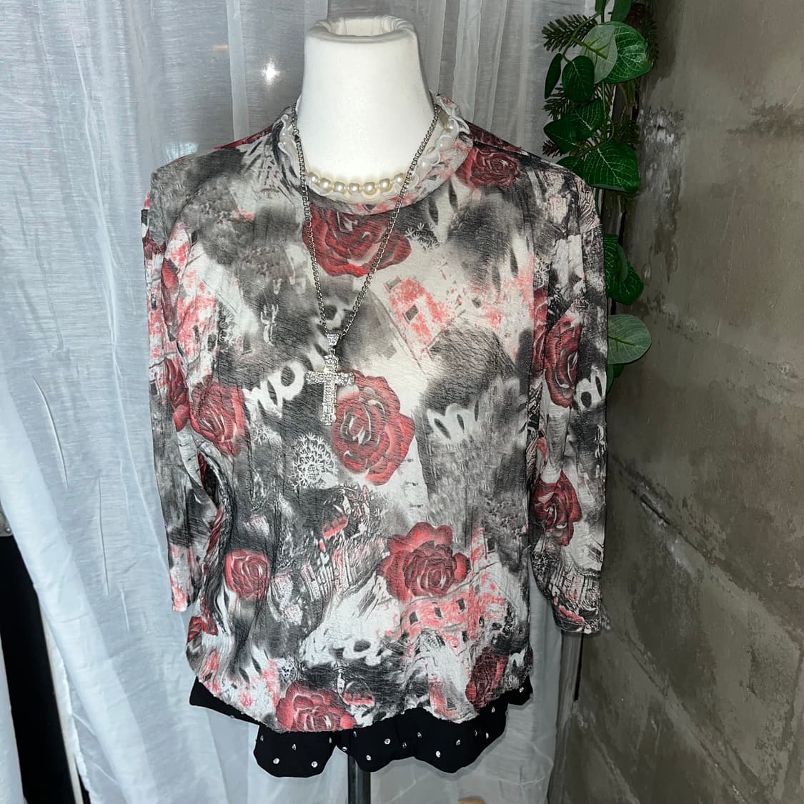 고딕 롱슬리브 이너탑 7부 상품이미지2