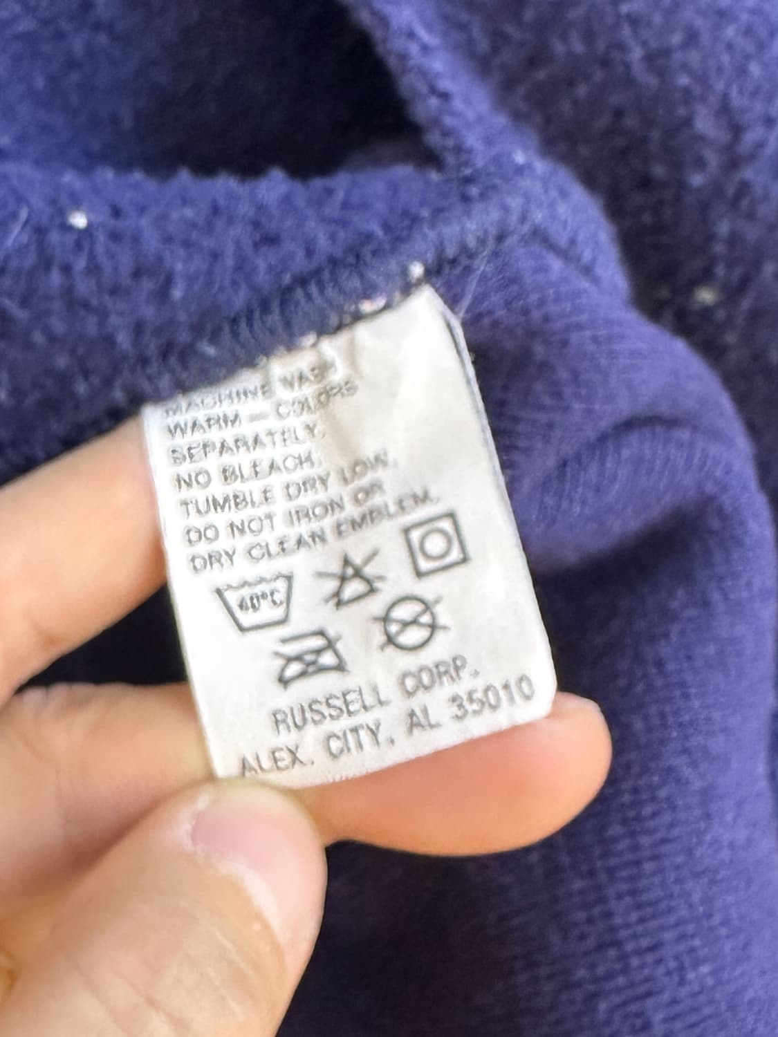 러셀 어슬레틱 90s U.S.A 프로 코튼 풀오버 후드티 상품이미지7