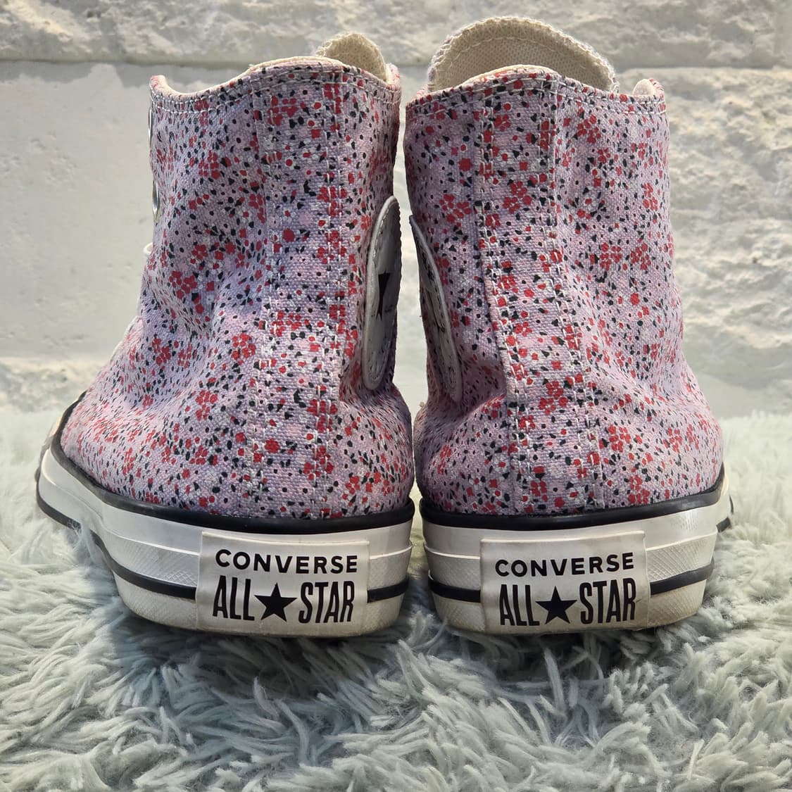 7q-2:컨버스 척테일러 올스타 하이 컷 플라워 패턴 (23.5cm) 상품이미지3