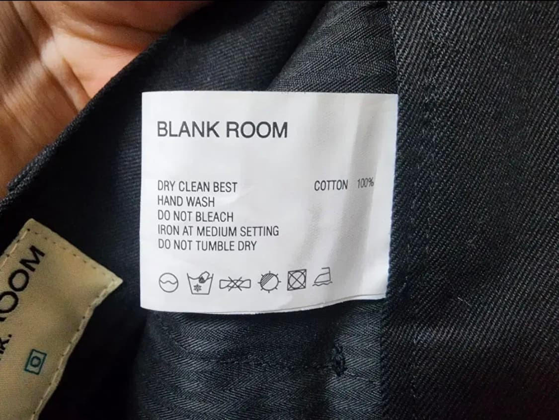 (0)블랭크룸 원턱 와이드 치노 팬츠 상품이미지5