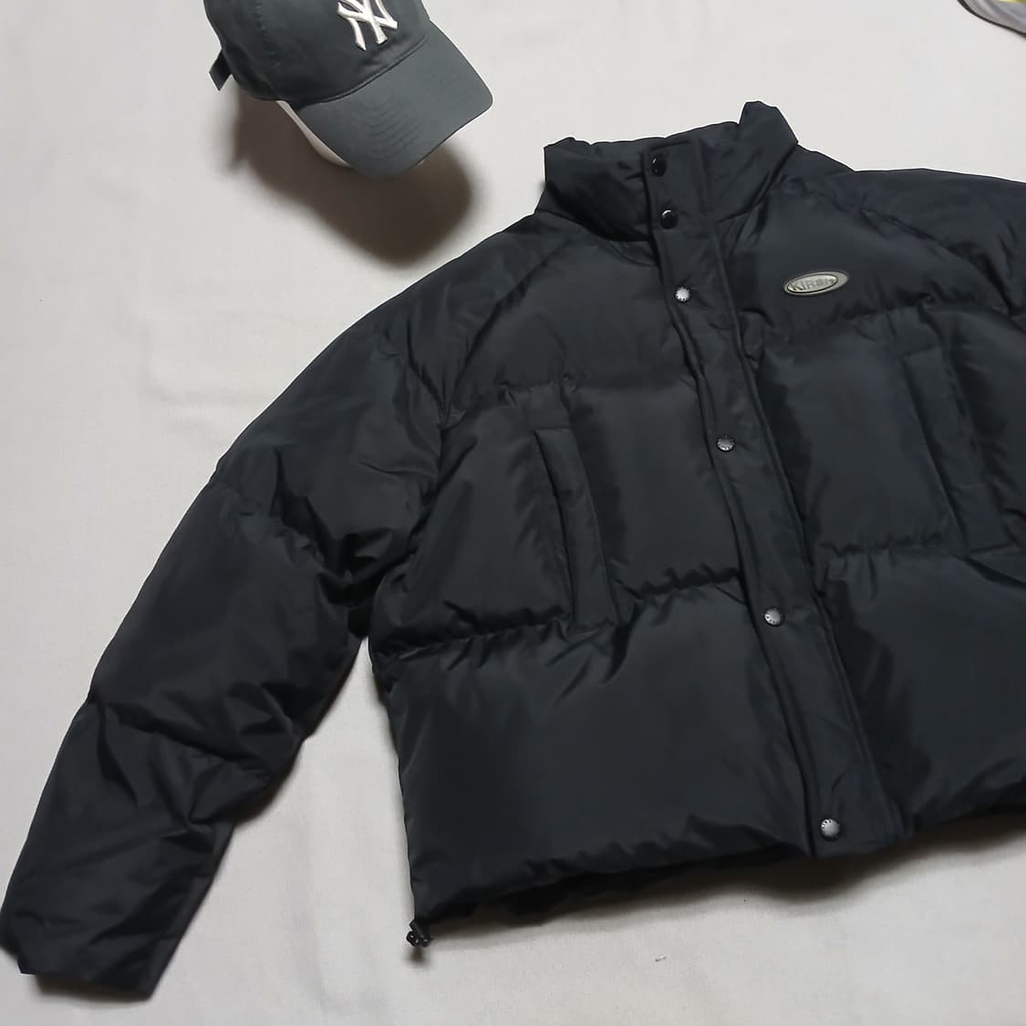 kirsh 키르시 체리 푸퍼 크롭 숏패딩 겨울 자켓 다운 상품이미지6