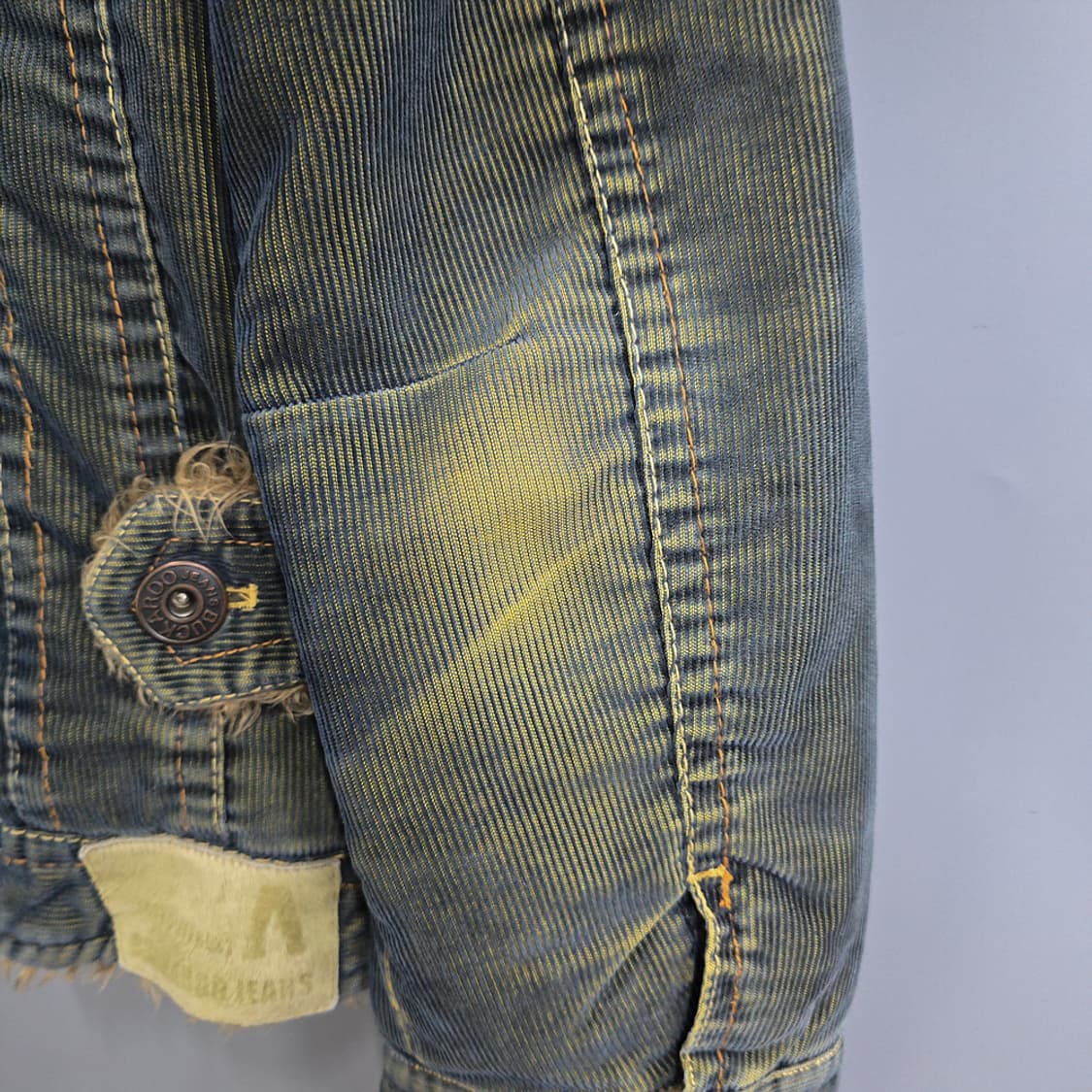 버커루(BUCKAROO) 퍼카라 데님 자켓 L 상품이미지6