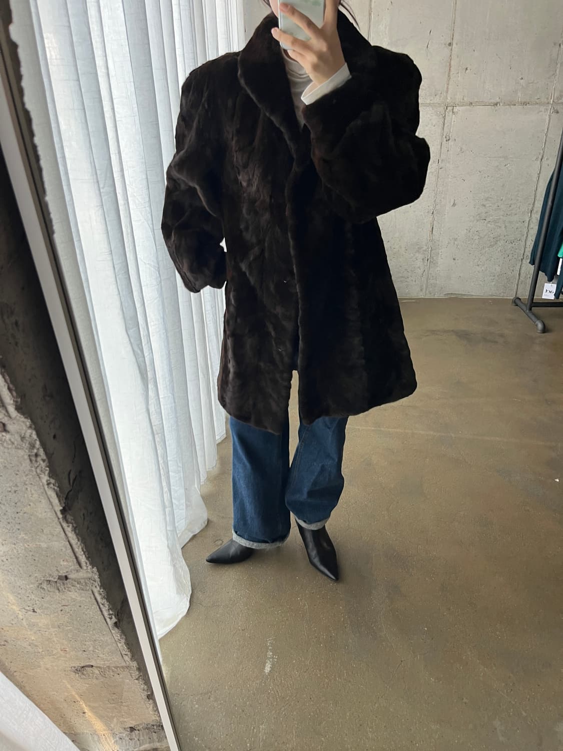 90s Canada Majestic Mink 쉬어드 밍크 코트  상품이미지5