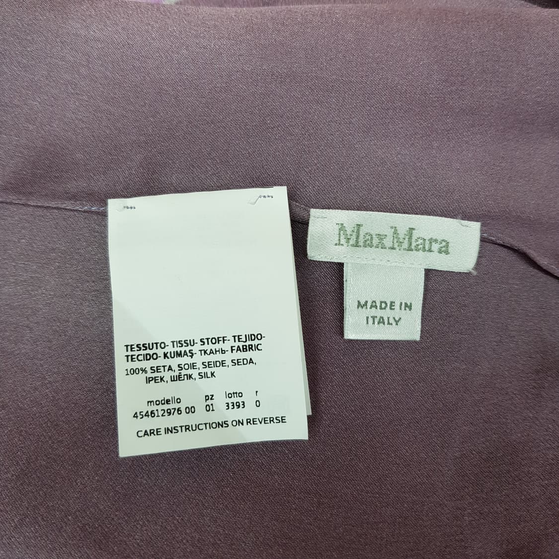 막스마라 실크 플라워 패턴 스카프 상품이미지5