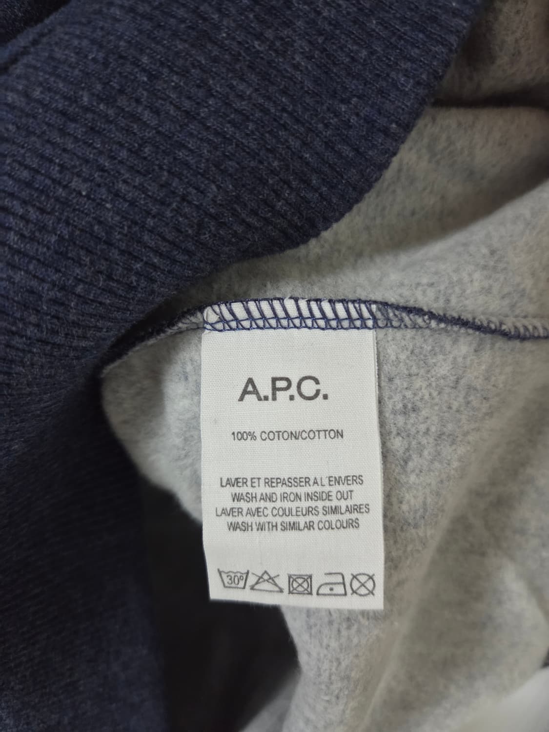 아페쎄 맨투맨 새상품 상품이미지4