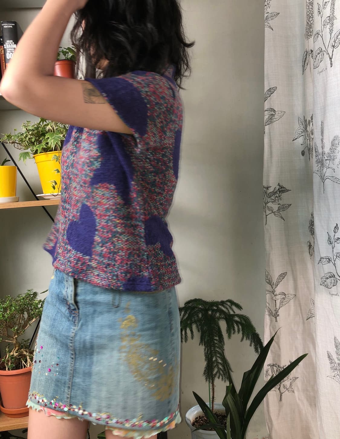 Pansy denim skirt 상품이미지4