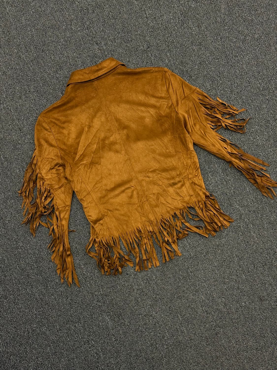 OS)American vintage 스웨이드 여성 프린지 셔츠자켓 상품이미지2