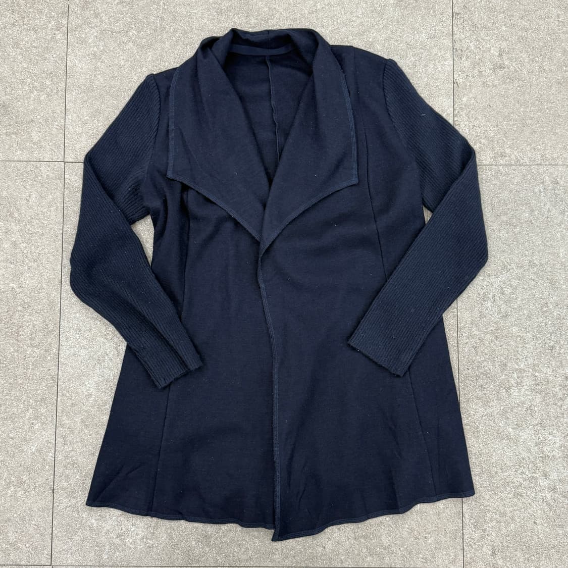 CdeC 여성 숄카라 오픈 니트 가디건 상품이미지5