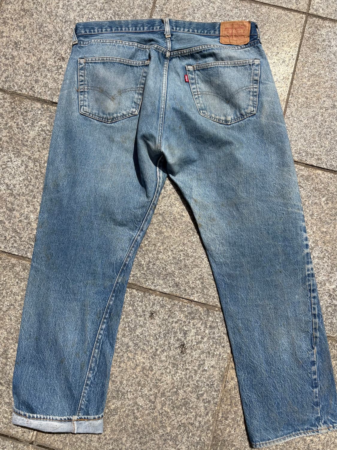 80s 66후기 리바이스 501 데님팬츠 상품이미지8