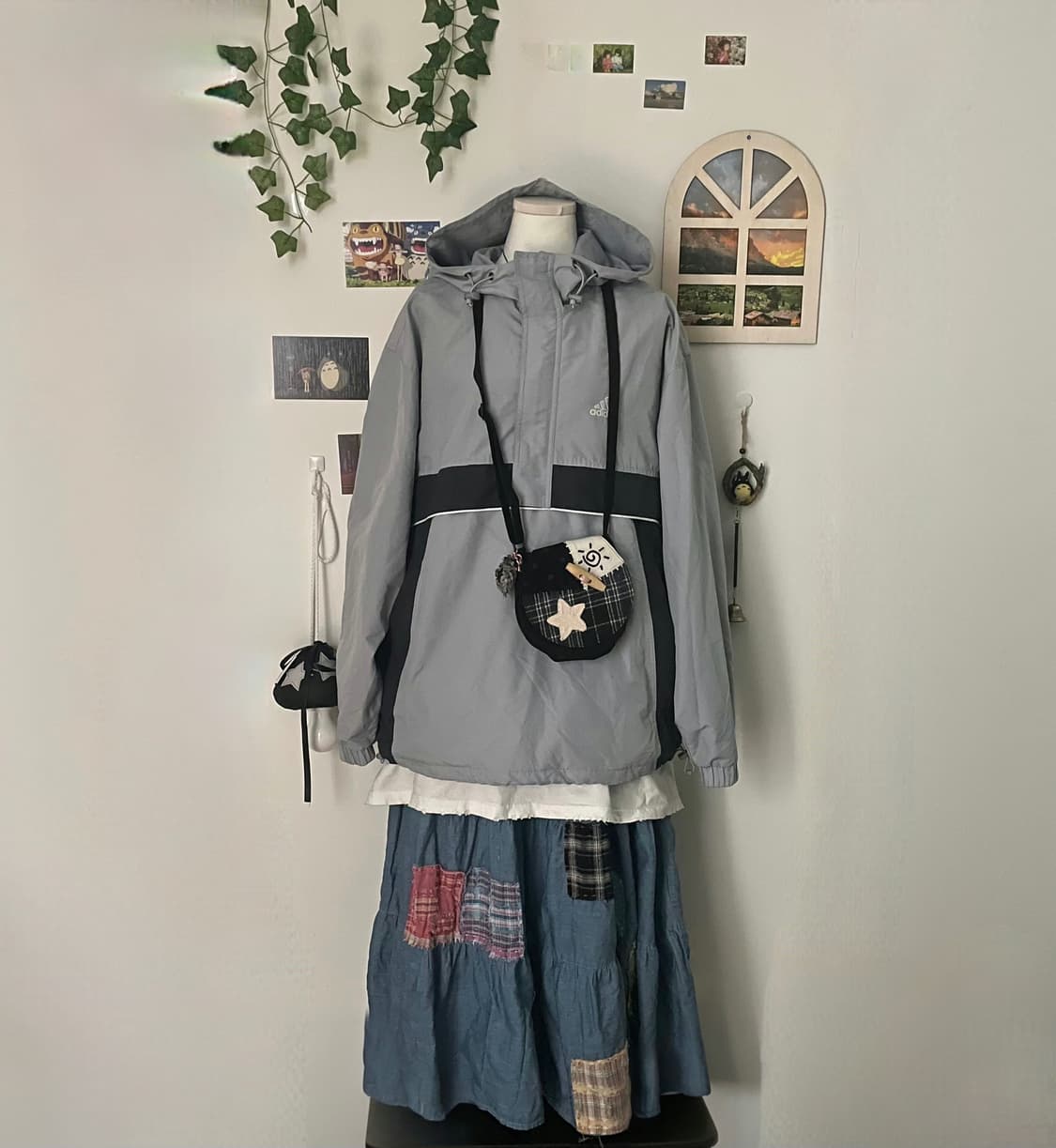 아다다스 아노락 + 모리 패치스커트 상품이미지1