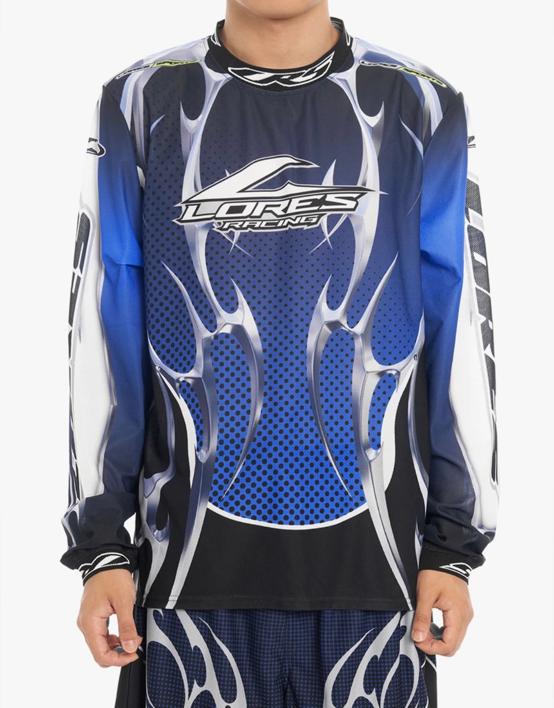 로어즈 Guccimaze Motocross Jersey 블루 저지 L 상품이미지4