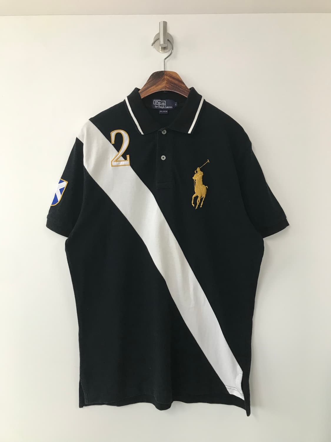 폴로 랄프로렌 빅포니 블랙 워치 반팔 피케 티셔츠 상품이미지3